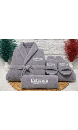 Logolu Bornoz Seti Üretimi