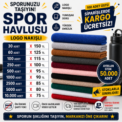 Logo Nakışlı Spor Havlusu | Toptan Fiyatlı Kampanya