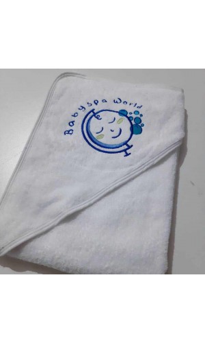 Logolu kundak havlusu - babay spa havlusu - imalat ve toptan satışı