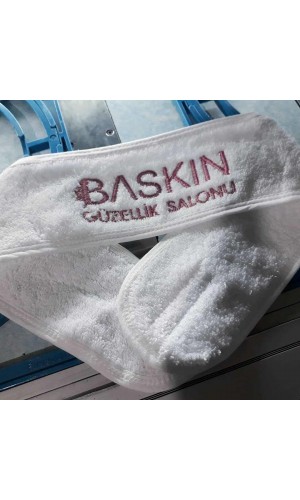 Toptan Logolu Baskılı / Nakışlı Havlu Seti ve Havlu Saç Bandı 