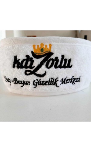 Toptan havlu saç bandı özel logo nakışlı ( baskılı)  Toptan imalat satış fiyatı özel fiyat isteyiniz