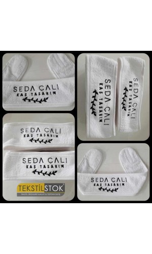 Toptan havlu saç bandı özel logo nakışlı ( baskılı)  Toptan imalat satış fiyatı özel fiyat isteyiniz