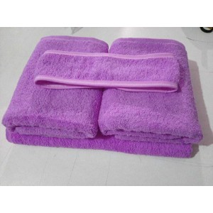 Toptan Mor Lila Havlu Seti - El Havlusu - Banyo Havlusu - Saç Bandı - Toptan Mor Lila Havlu Seti - El Havlusu - Banyo Havlusu - Saç Bandı -