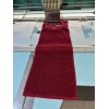 Bordo spor havlusu 30x90cm özel logo nakışlı üretim 