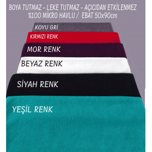 Toptan Boya Tutmaz Havlu Toptan Boya Tutmaz Havlu