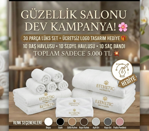 Güzellik Salonları İçin Dev Havlu Seti Kampanyamız Başladı