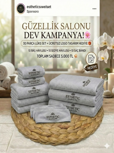 Güzellik Salonları İçin Dev Havlu Seti Kampanyamız Başladı