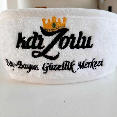 Toptan havlu saç bandı özel logo nakışlı ( baskılı)  Toptan imalat satış fiyatı özel fiyat isteyiniz