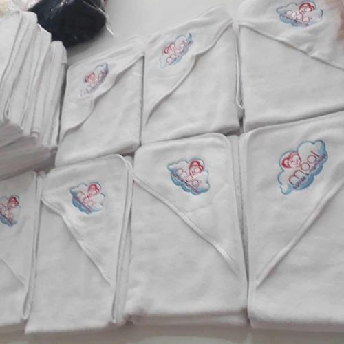 Toptan Bebek Kundak Havlusu - Logo Nakışlı Baskılı Toptan Adet Satş Fiyatı