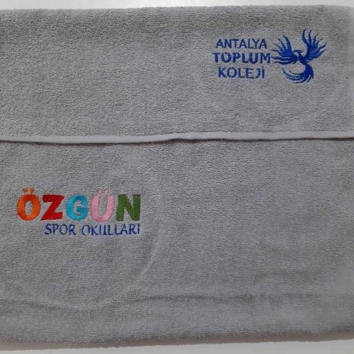 Toptan Logolu Baskılı / Nakışlı Havlu Seti ve Havlu Saç Bandı - Terlik - Bornoz - Bebek Kundak Havlusu 