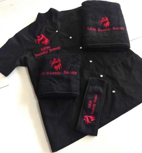 Toptan Logo baskılı nakışlı havlu 