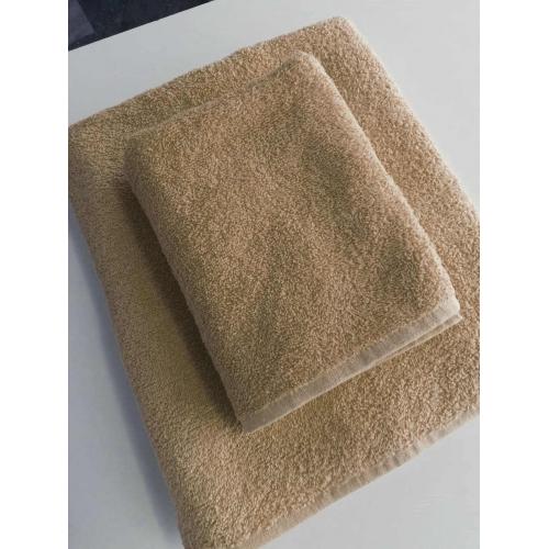 Toptan Kahvrengi Gri Havlu 70x140cm %100 Pamuk 
