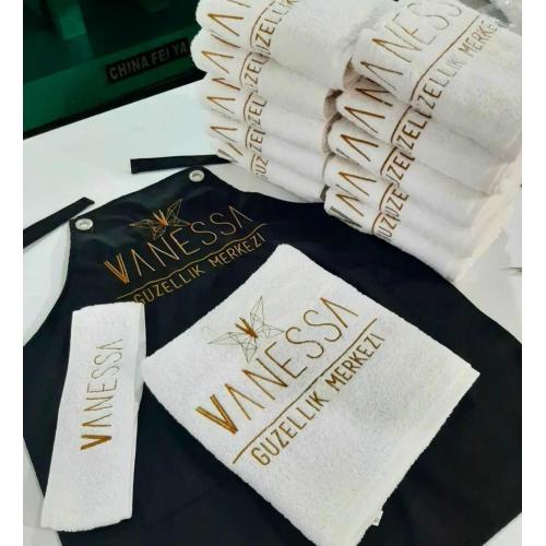 Toptan Logo baskılı nakışlı havlu 